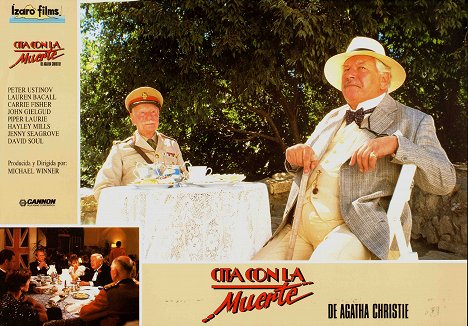 John Gielgud, Peter Ustinov - Appointment with Death - Lobby Cards