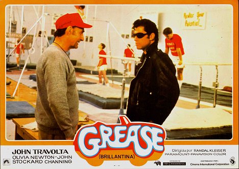 Sid Caesar, John Travolta - Grease - Lobbykaarten