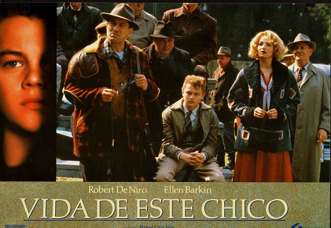 Robert De Niro, Leonardo DiCaprio, Ellen Barkin - This Boy's Life - Lobbykarten