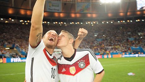 Lukas Podolski, Bastian Schweinsteiger - Die Mannschaft - Photos