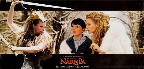 Skandar Keynes, Tilda Swinton - Die Chroniken von Narnia: Der König von Narnia - Lobbykarten