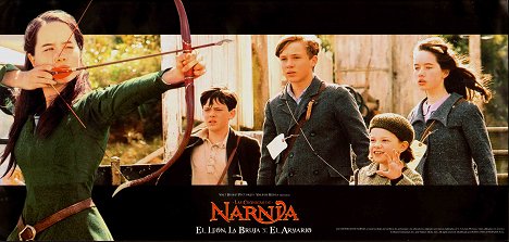 Skandar Keynes, William Moseley, Georgie Henley, Anna Popplewell - Die Chroniken von Narnia: Der König von Narnia - Lobbykarten