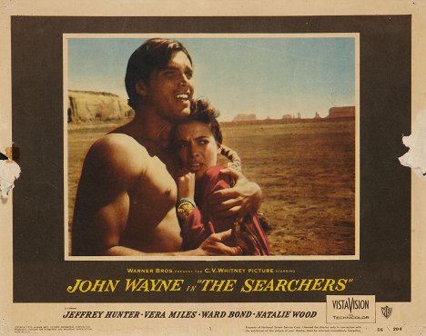 Jeffrey Hunter, Natalie Wood - The Searchers - Lobbykaarten