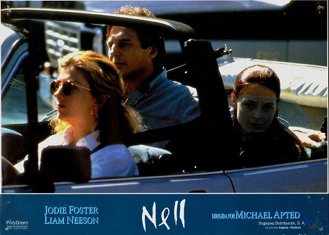Natasha Richardson, Liam Neeson, Jodie Foster - Nell - Lobby karty