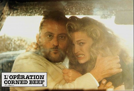 Jean Reno, Isabelle Renauld - L'Opération Corned Beef - Cartões lobby