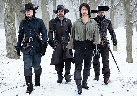 Tom Burke, Santiago Cabrera, Luke Pasqualino, Howard Charles - A muskétások - Promóció fotók