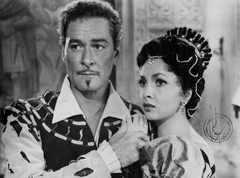 Errol Flynn, Gina Lollobrigida - Crossed Swords - Photos