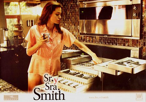 Angelina Jolie - Mr. & Mrs. Smith - Lobby karty