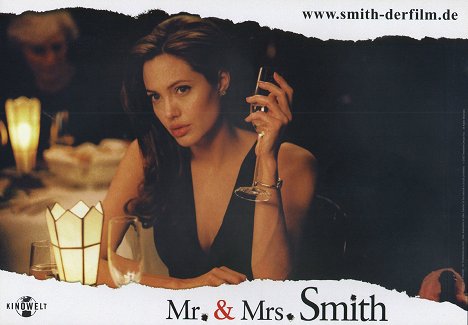 Angelina Jolie - Mr. und Mrs. Smith - Lobbykarten