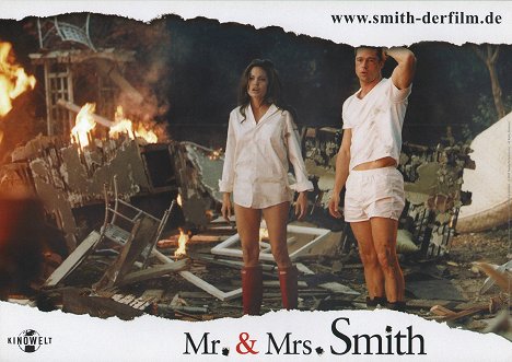 Angelina Jolie, Brad Pitt - Mr. & Mrs. Smith - Lobby Cards