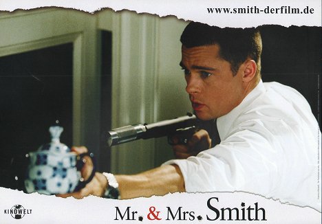 Brad Pitt - Mr. et Mrs. Smith - Cartes de lobby