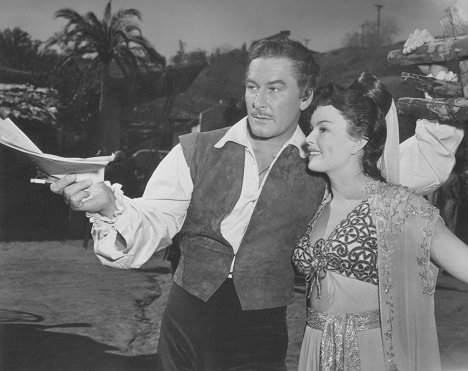 Errol Flynn - No Reino dos Corsários - De filmagens