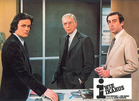 Jean-François Garreaud, Yves Montand, Pierre Vernier - I... For Icarus - Lobby Cards