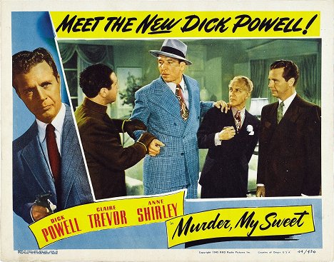 Mike Mazurki, Otto Kruger, Dick Powell - Murder, My Sweet - Lobby Cards