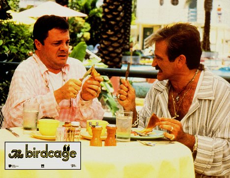 Nathan Lane, Robin Williams - The Birdcage - Ein Paradies für schrille Vögel - Lobbykarten