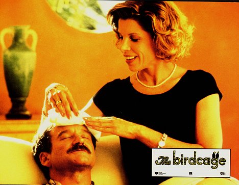Robin Williams, Christine Baranski - Klatka dla ptaków - Lobby karty