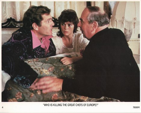 George Segal, Jacqueline Bisset, Robert Morley - Who Is Killing the Great Chefs of Europe? - Lobby Cards