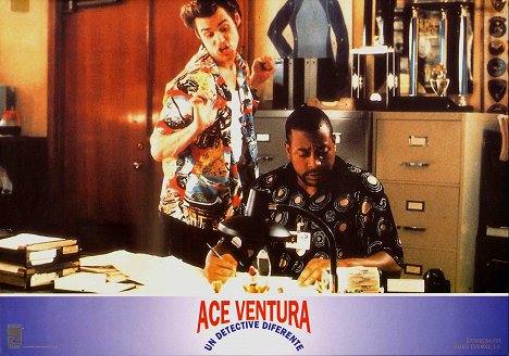 Jim Carrey, Tone Loc - Ace Ventura - Detective Animal - Cartões lobby