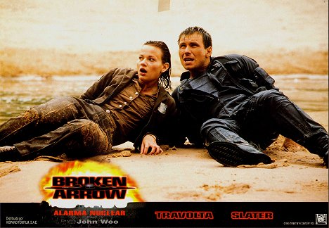 Samantha Mathis, Christian Slater - Operation: Broken Arrow - Lobbykarten