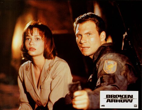 Samantha Mathis, Christian Slater - Broken Arrow - Cartes de lobby