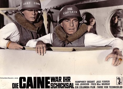 Robert Francis, Humphrey Bogart - The Caine Mutiny - Lobby karty