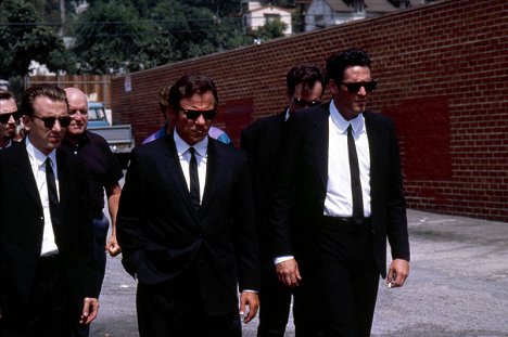 Tim Roth, Lawrence Tierney, Harvey Keitel, Quentin Tarantino, Michael Madsen - Gauneři - Z filmu