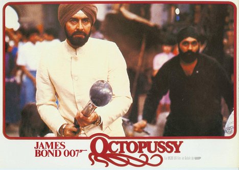 Kabir Bedi - James Bond - Octopussy - Lobbykarten