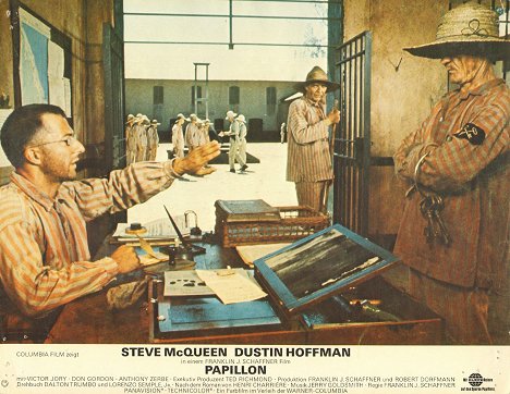 Dustin Hoffman, Woodrow Parfrey - Papillon - Lobby karty