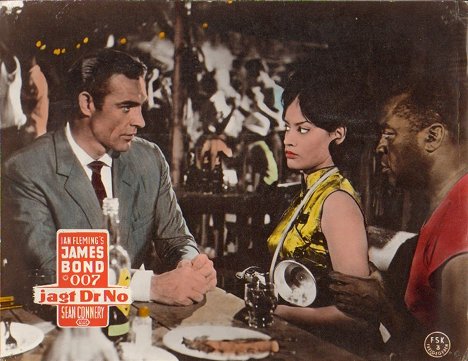 Sean Connery, Marguerite LeWars, John Kitzmiller - James Bond 007 jagt Dr. No - Lobbykarten