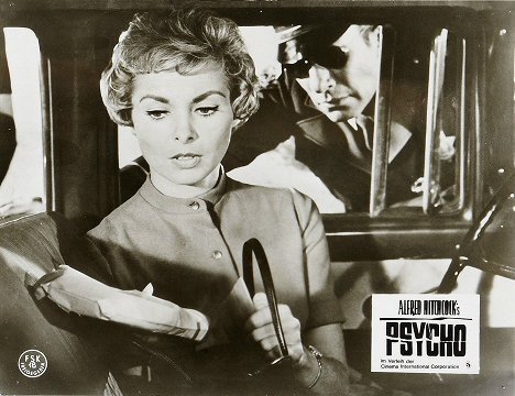 Janet Leigh, Mort Mills - Psycho - Lobbykaarten