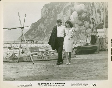Clark Gable, Sophia Loren - Es begann in Neapel - Lobbykarten