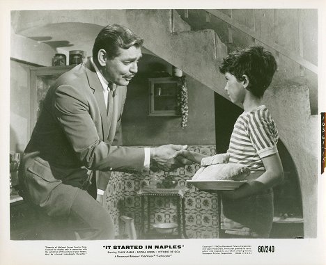 Clark Gable, Marietto - It Started in Naples - Lobby Cards