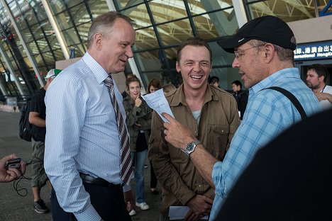 Stellan Skarsgård, Simon Pegg, Peter Chelsom - Hector and the Search for Happiness - Van de set