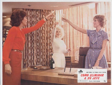 Lily Tomlin, Dolly Parton, Jane Fonda - Nine to Five - Lobby karty