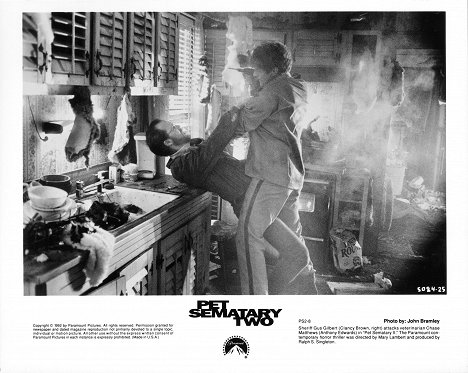 Anthony Edwards, Clancy Brown - Pet Sematary II - Lobbykaarten
