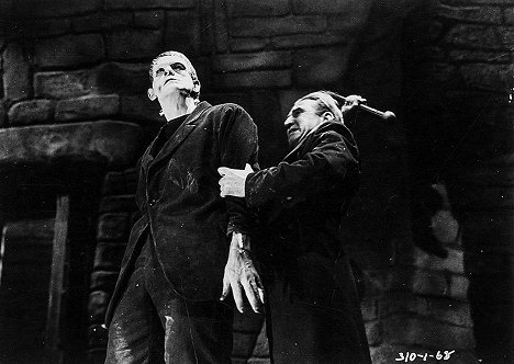 Boris Karloff, Edward Van Sloan - Frankenstein - Film