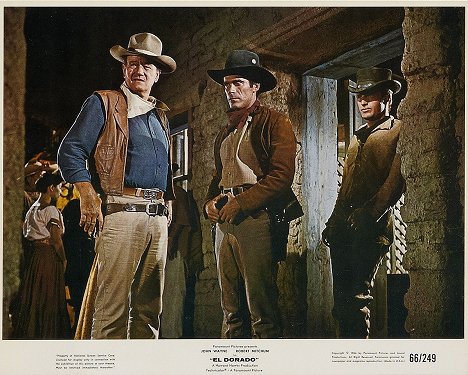 John Wayne, Christopher George - El Dorado - Cartes de lobby