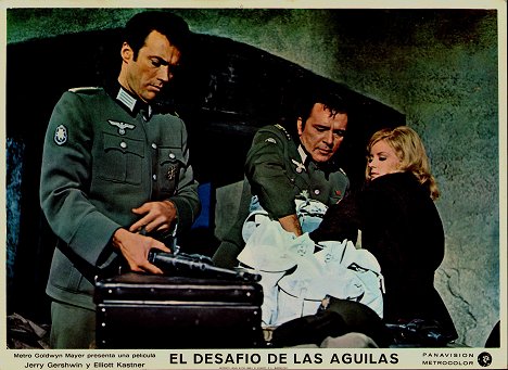 Clint Eastwood, Richard Burton, Mary Ure - Agenten sterben einsam - Lobbykarten