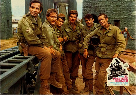 Ben Gazzara, George Segal, Bo Hopkins, Steve Sandor, Matt Clark - The Bridge at Remagen - Lobby Cards