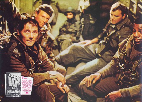 Robert Shaw, Edward Fox, Angus MacInnes, Carl Weathers - L'Ouragan vient de Navarone - Cartes de lobby