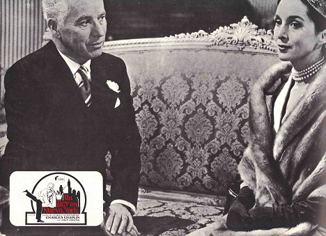 Charlie Chaplin, Maxine Audley - Ein König in New York - Lobbykarten