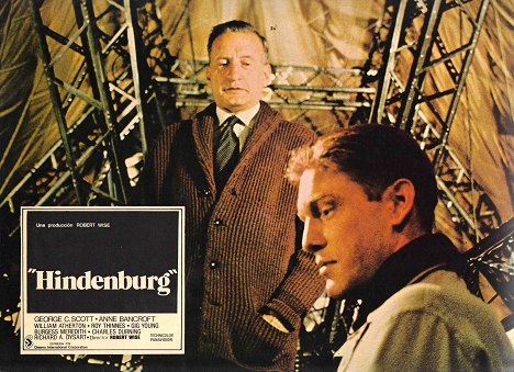 George C. Scott, William Atherton - Die Hindenburg - Lobbykarten