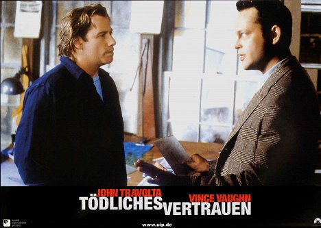 John Travolta, Vince Vaughn - L'Intrus - Cartes de lobby