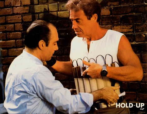 Guy Marchand, Jean-Paul Belmondo - Hold-Up - Cartes de lobby