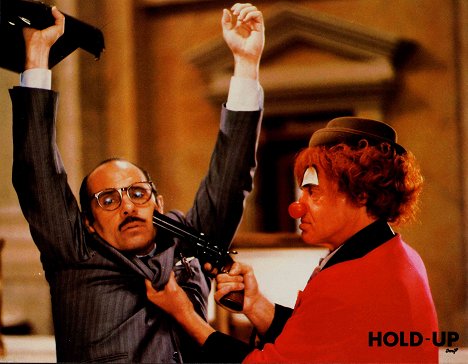 Guy Marchand, Jean-Paul Belmondo - Hold-Up - Cartes de lobby