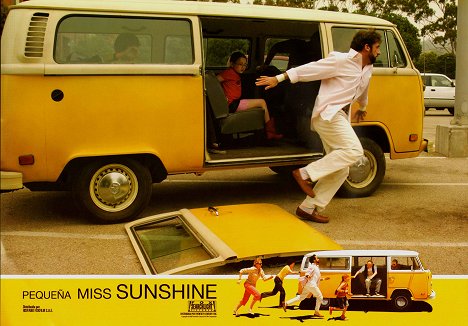 Abigail Breslin, Steve Carell - Little Miss Sunshine - Cartes de lobby