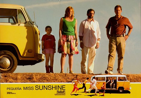 Abigail Breslin, Toni Collette, Steve Carell, Greg Kinnear - Little Miss Sunshine - Lobbykarten