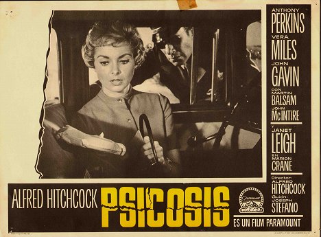 Janet Leigh, Mort Mills - Psycho - Lobby Cards