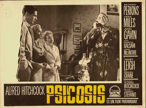 John Gavin, Vera Miles, Lurene Tuttle, John McIntire - Psycho - Fotosky