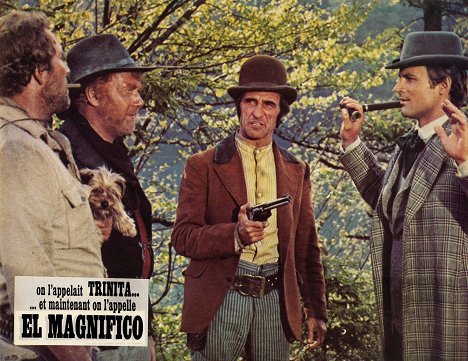 Harry Carey Jr., Dominic Barto, Terence Hill - E poi lo chiamarono il magnifico - Lobbykaarten